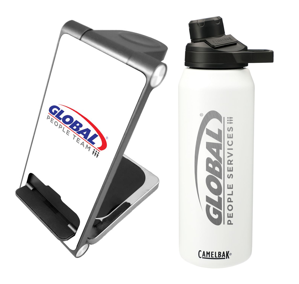 <b>Package 5<br />
<br />
CamelBak Chute® Mag Copper VSS 32oz</b><br />
Your beverage stays perfectly hot or cold no matter where your day takes you with the Chute® Mag. This bottle is double wall 18/8 grade stainless steel with copper vacuum insulation for ultimate conductivity to keep drinks hot for 8 hours and cold for 24 hours.<br />
• On-trend, durable powder coating.<br />
• The comfortable magnetic carry handle keeps cap stowed while drinking.<br />
• Provides an ergonomic drink interface that delivers a high flow of water without sloshing or spilling.<br />
• Wide mouth opening for easy cleaning and filling.<br />
• Recommended to hand wash only.<br />
• 32oz.<br />
<br />
<b>3 Fold Charger</b><br />
The 3 Fold is a super convenient 3-in-1 charger for all your wireless charging products at one time – phone, earbuds, and watch. The compact design folds flat for storage and then opens to a stand, shelf and pad – exposing 3 wireless charging surfaces at one time. Simplify your life with the 3 Fold.<br />
•Foldable 15 watt<br />
•5 amp compact<br />
•Good things come in threes.